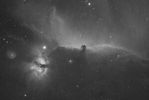 Read more about the article Horsehead and Flame Nebulas in H-alpha